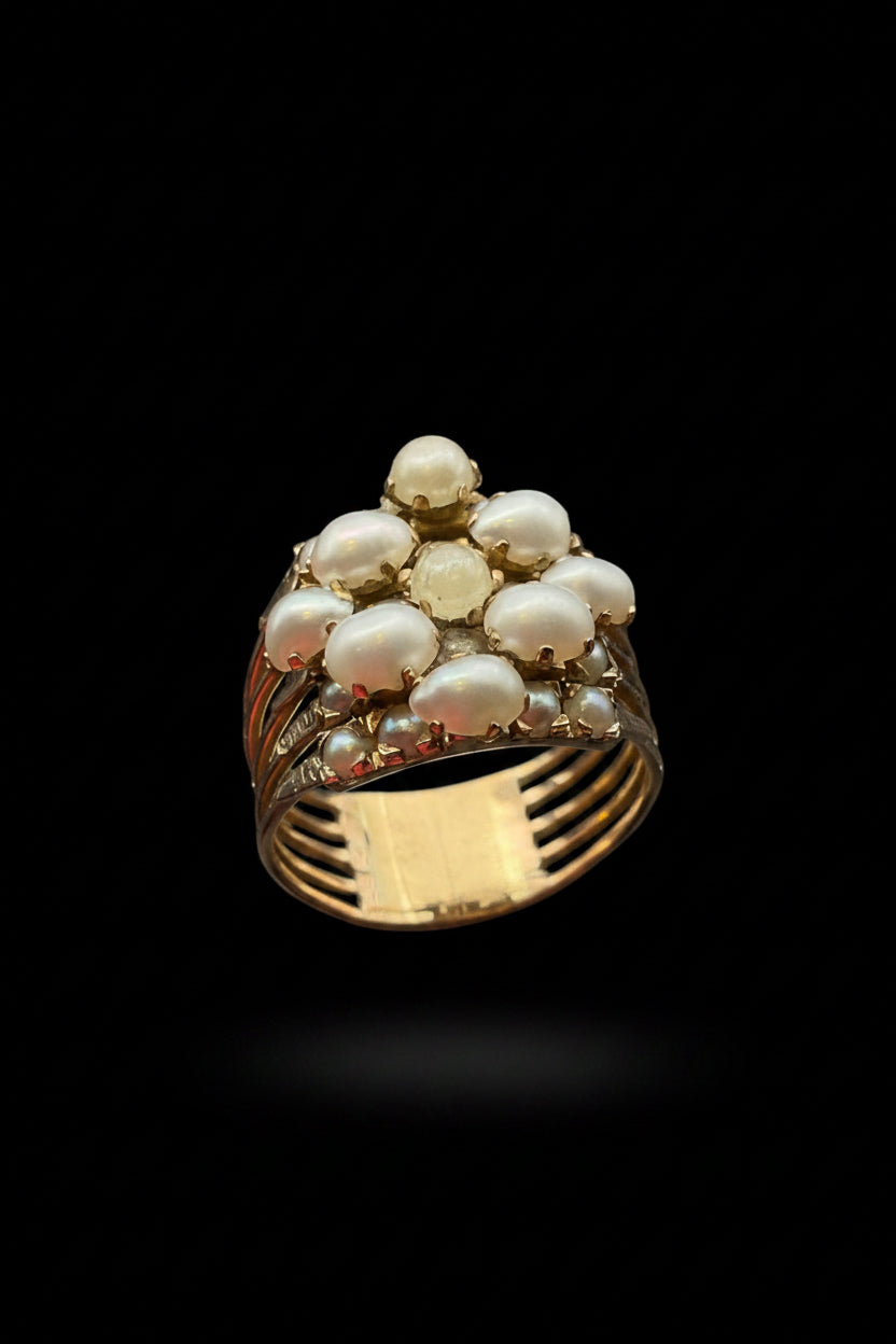 Anello “Coltre di Perle”