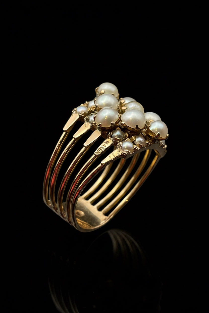 Anello “Coltre di Perle”