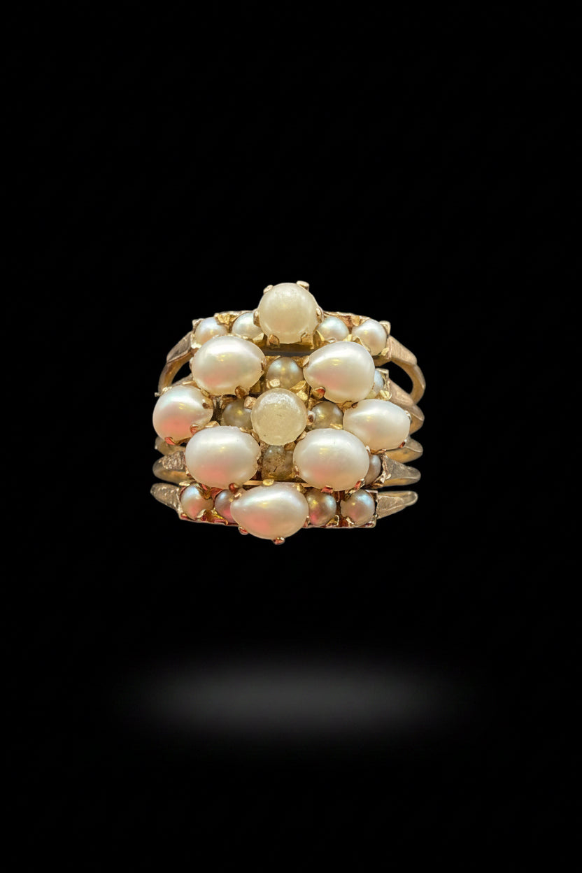 Anello “Coltre di Perle”