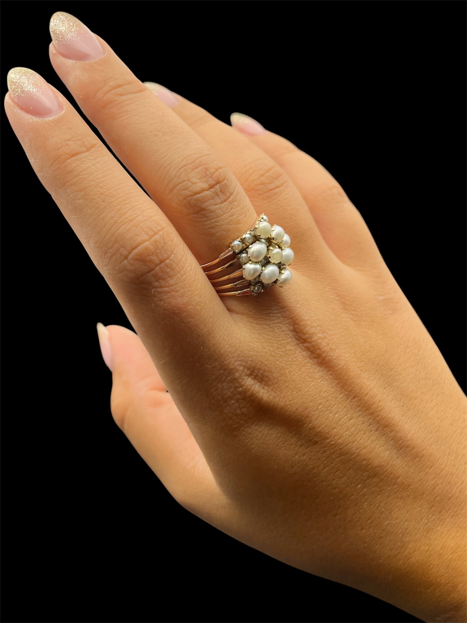 Anello “Coltre di Perle”
